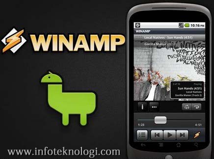 Winamp untuk smartphone Android