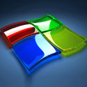 windows logo glass